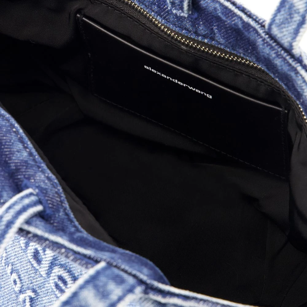 alexander wang Blauwe Katoenen Winkel Tas Blue Dames