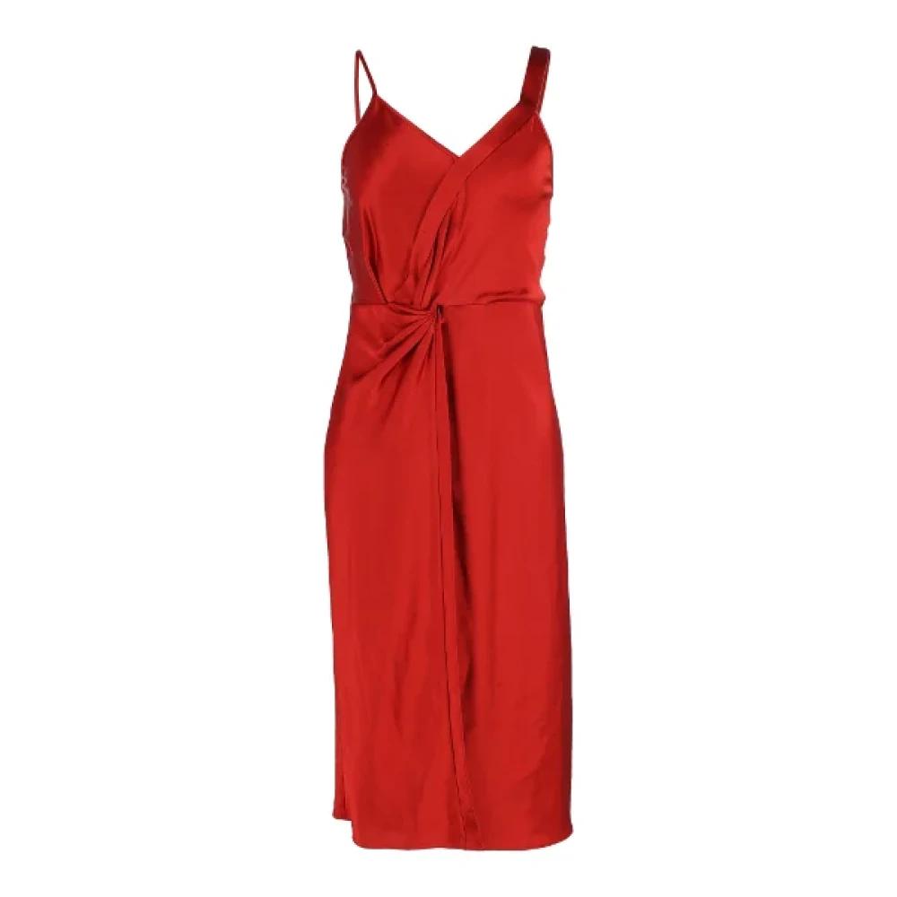 Alexander Wang Pre-owned Fabric dresses Red Dames