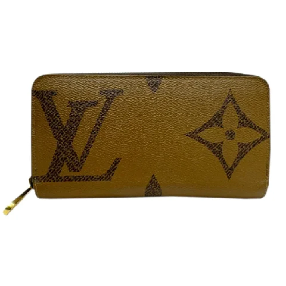 Louis Vuitton Vintage Pre-owned Fabric wallets Brown Dames
