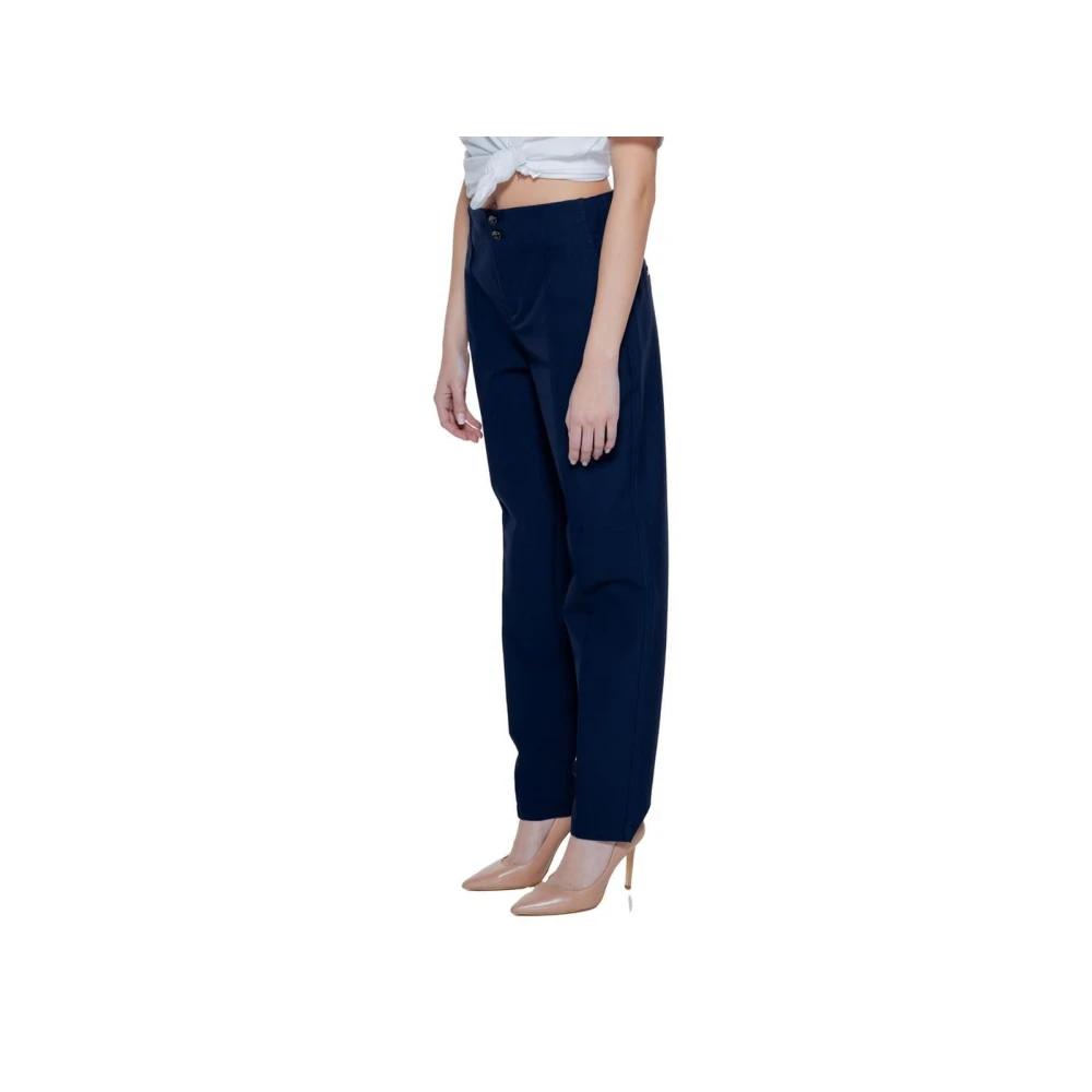 Street One Blauwe Sigarettenbroek Blue Dames