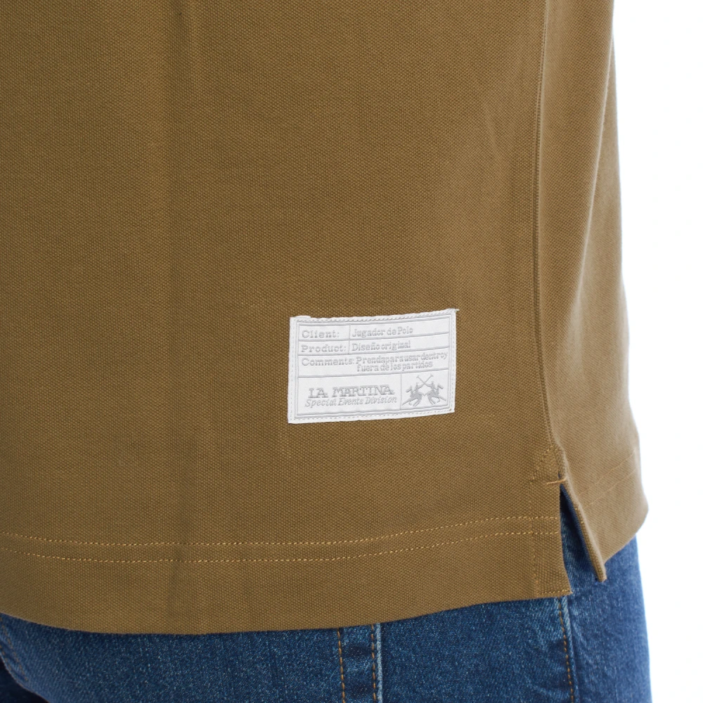 LA MARTINA Klassieke Moderne Korte Mouw Polo Shirt Green Heren
