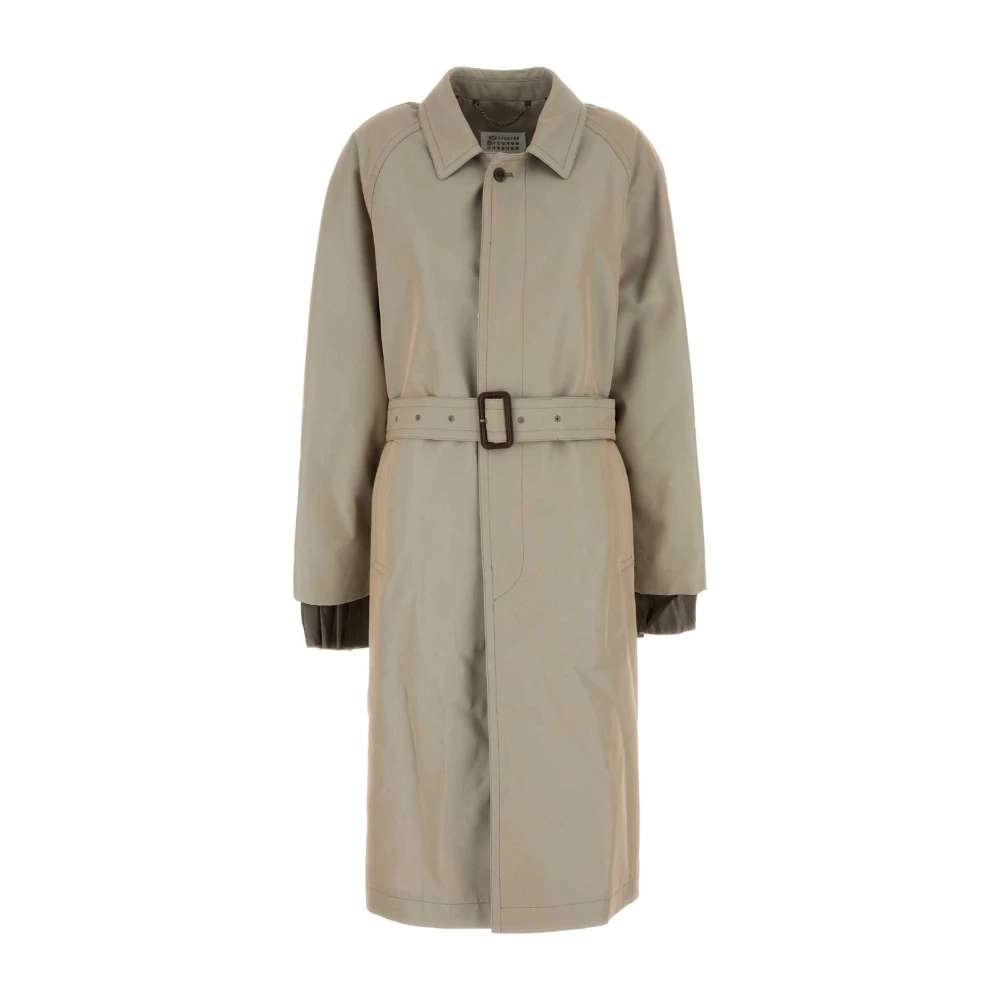 Maison Margiela Houtskool Trenchcoat Gray Dames