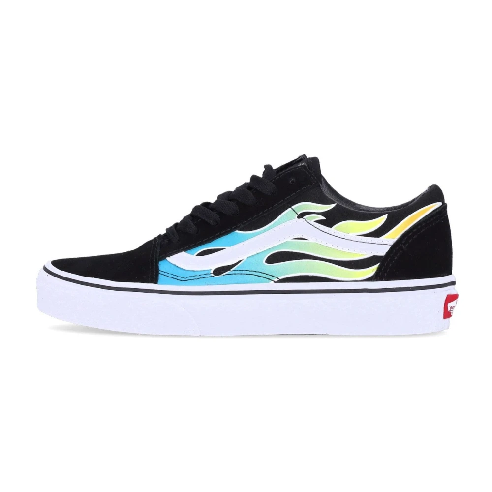 Vans Men's Multicolor Glow Flame Low Sneaker