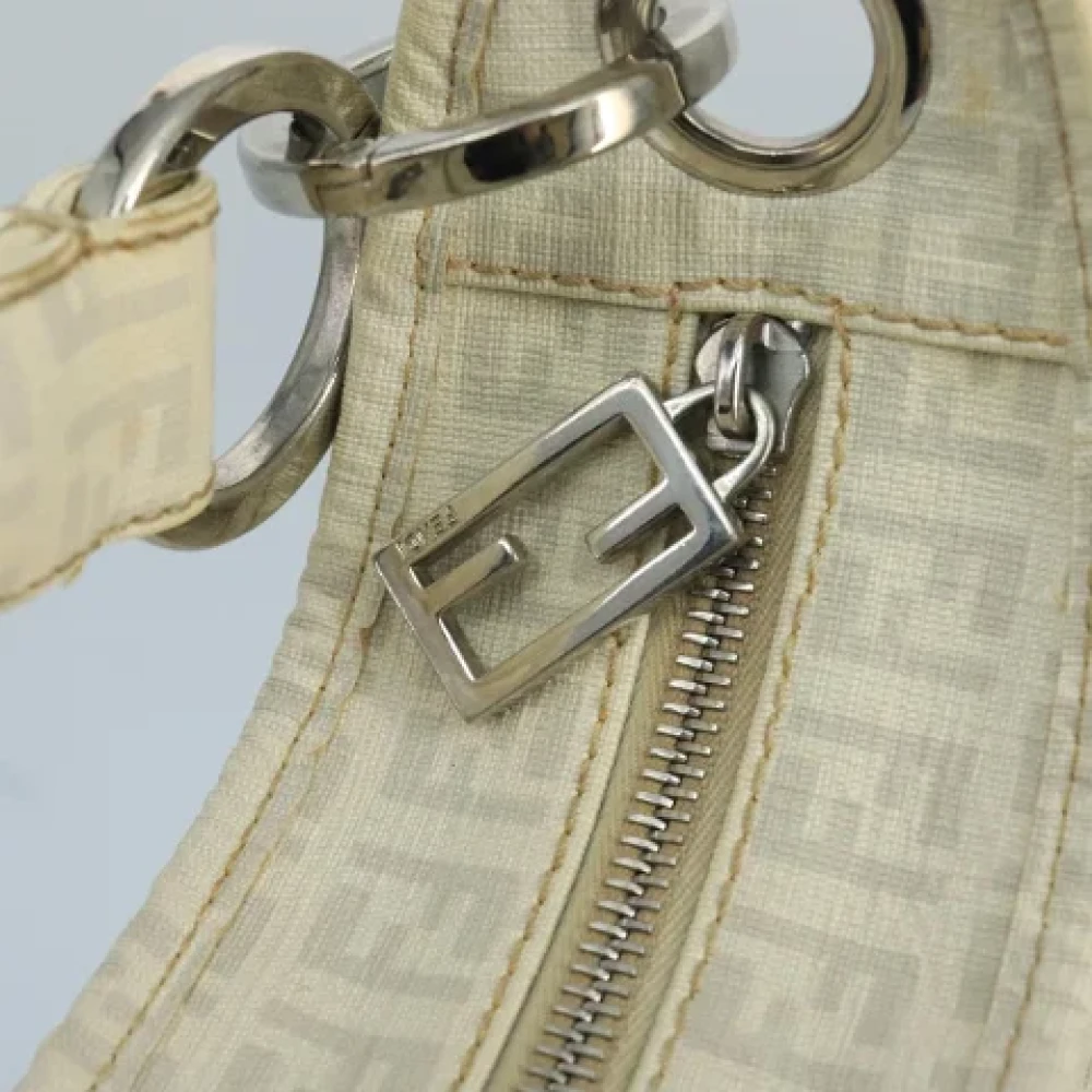 Fendi Vintage Pre-owned Canvas fendi-bags Beige Dames