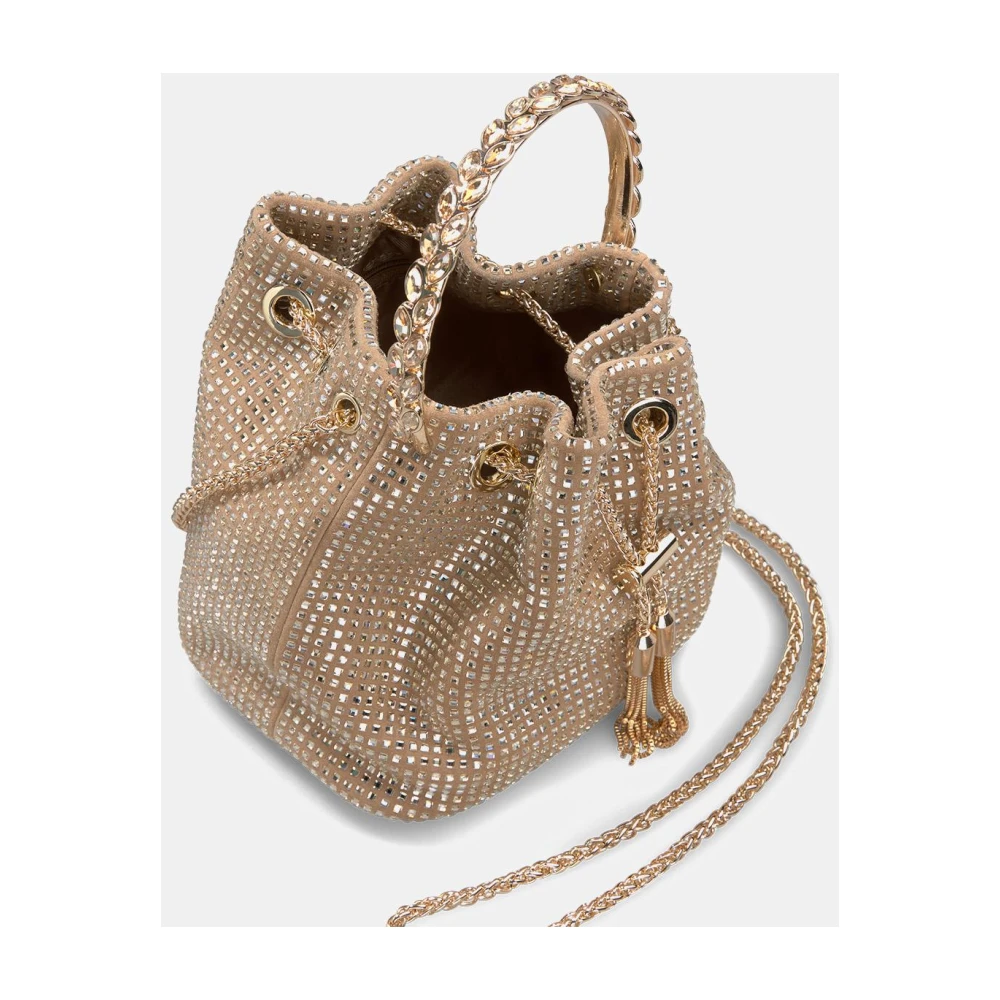 Alma en Pena Strass emmer met hangend detail Brown Dames