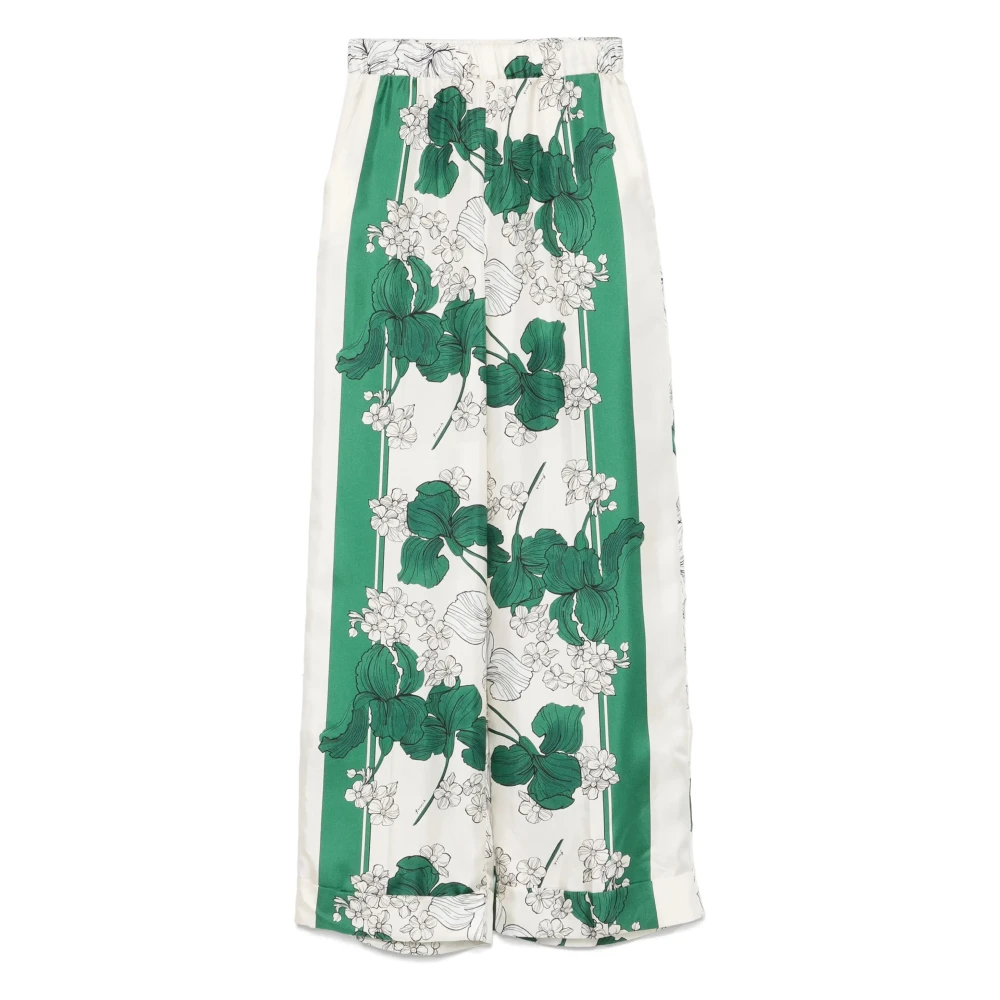P.a.r.o.s.h. Groene Casual Broek voor Vrouwen Green Dames