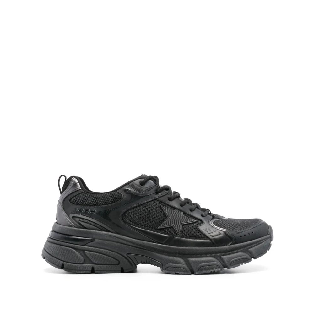 Golden Goose Men's Black Lightstar Trainers - Sneakers - 9 Uk - Shoes