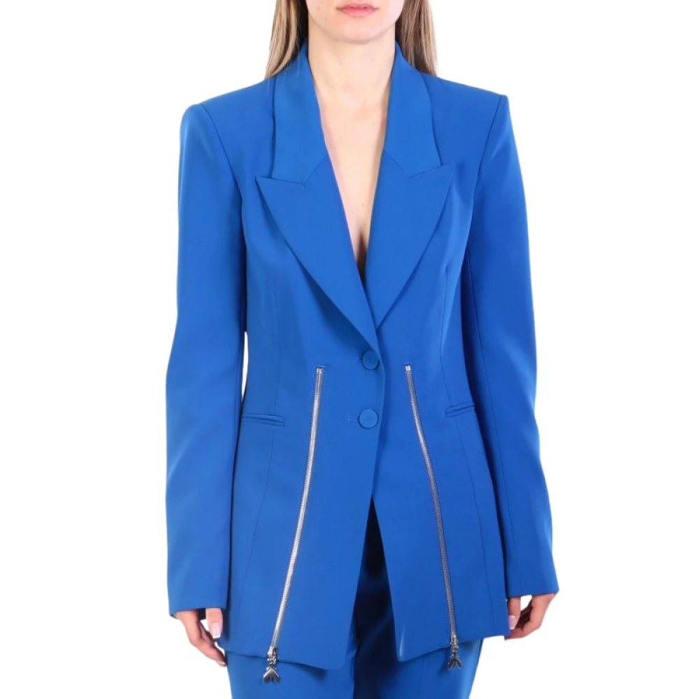 Patrizia Pepe Women's Blue Blazer - Blazers - L - Jackets