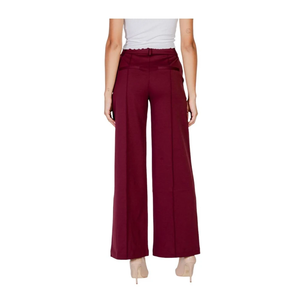 Ichi Herfst Winter Blend Broek Red Dames