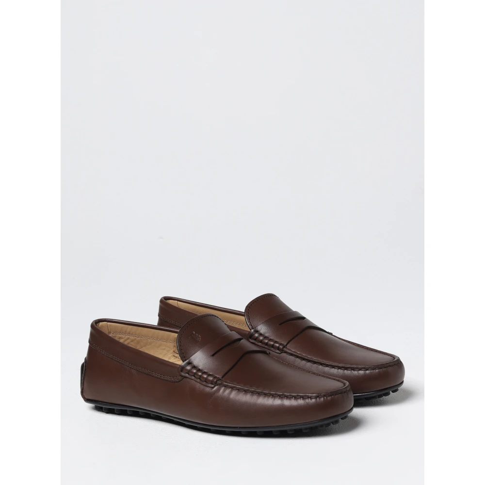 TOD'S Klassieke lage moccasins Brown Heren