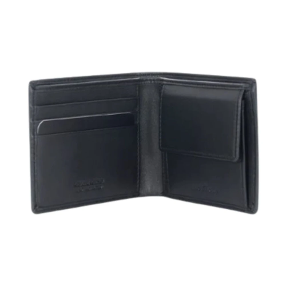 John Richmond Heren Portemonnee Klassieke Leren Stijl Black Heren