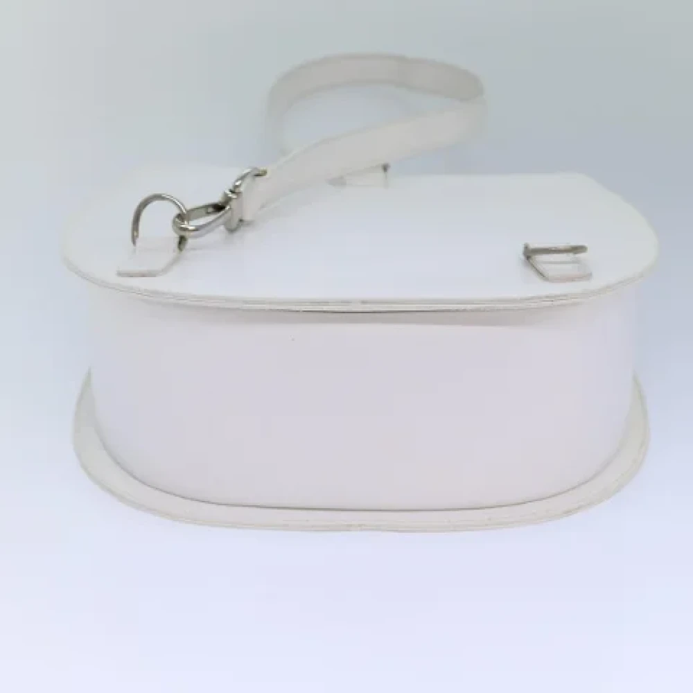 Gucci Vintage Pre-owned Fabric crossbody-bags White Dames