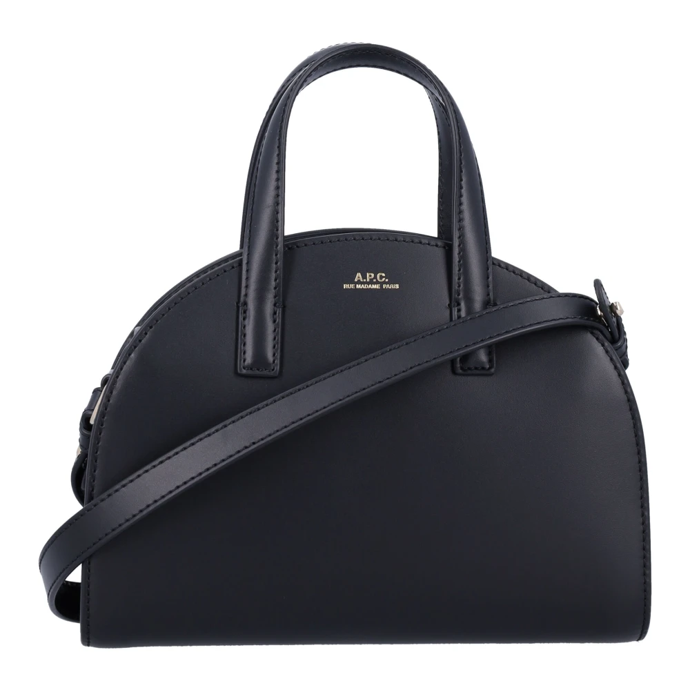 A.p.c. Svart Small Demi Lune Tote