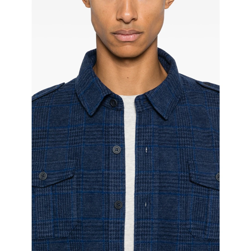 Sease Stijlvolle Casual Overhemden voor Mannen Blue Heren