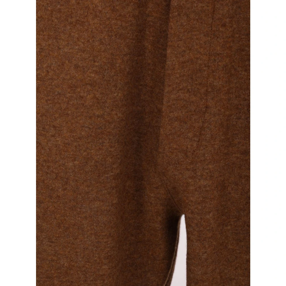 Loro Piana Kasjmier Bruine Suiker Melange Broek Brown Heren
