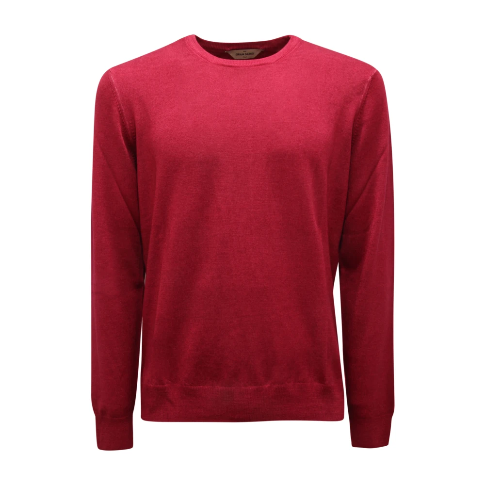 Gran Sasso Homme Rouge - Pull Tricot Col Rond - Pulls - Taille: Xl