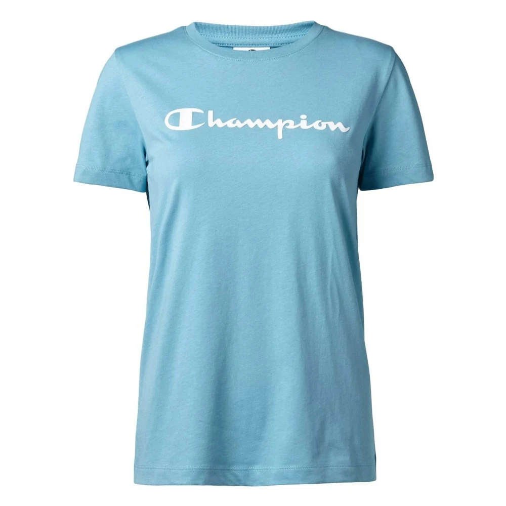 Champion Crewneck T-Shirt Blue Dames
