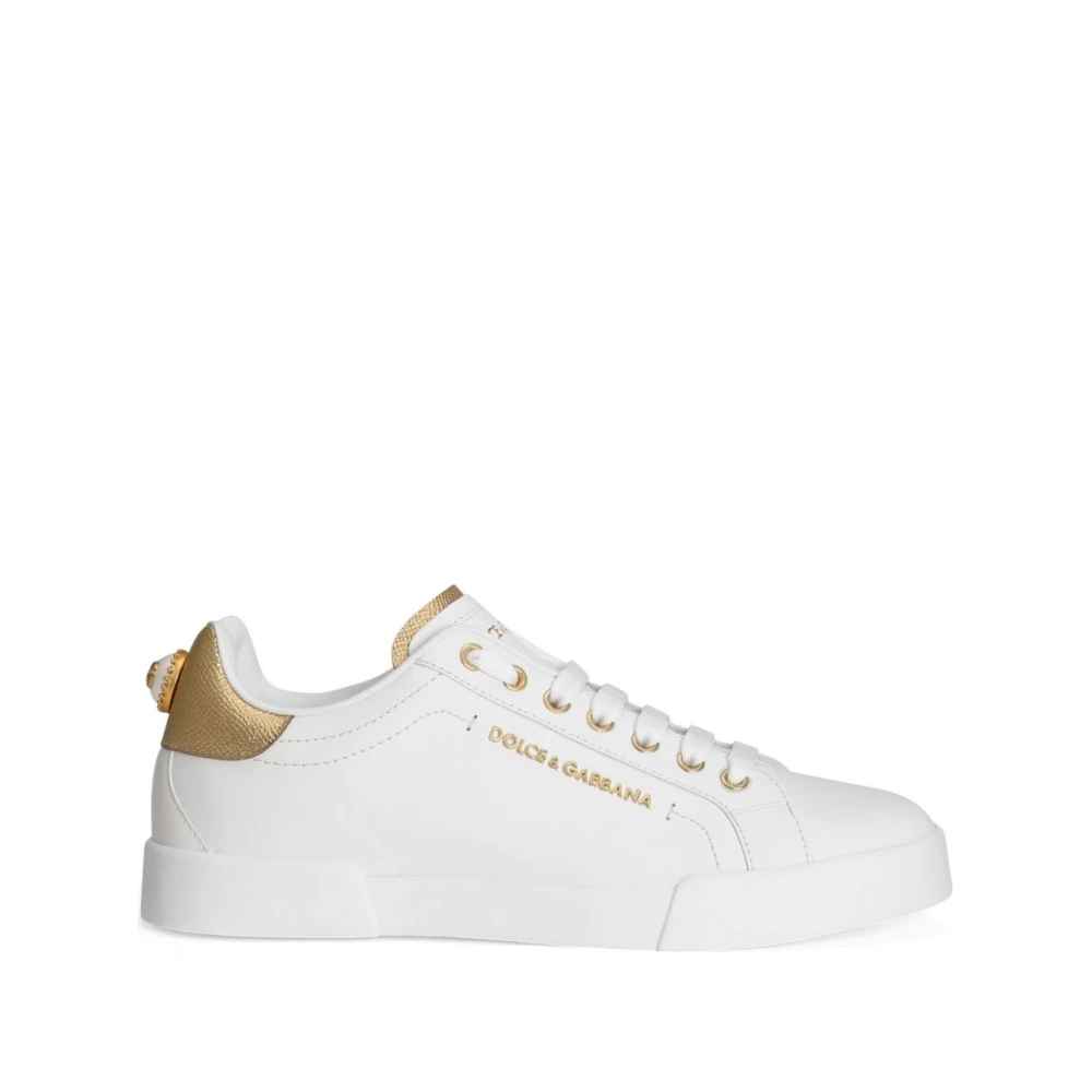 Dolce & Gabbana Femme Blanc - Baskets - Chaussures - Taille: 39 Eu