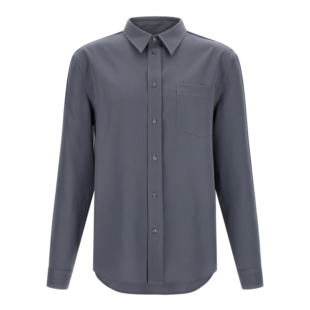 Marni Men's Gray Virgin Wool Shirt