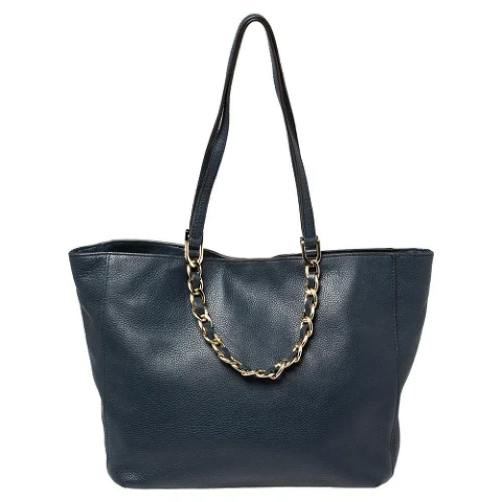 Michael Kors Pre-owned Leather totes Blue Dames