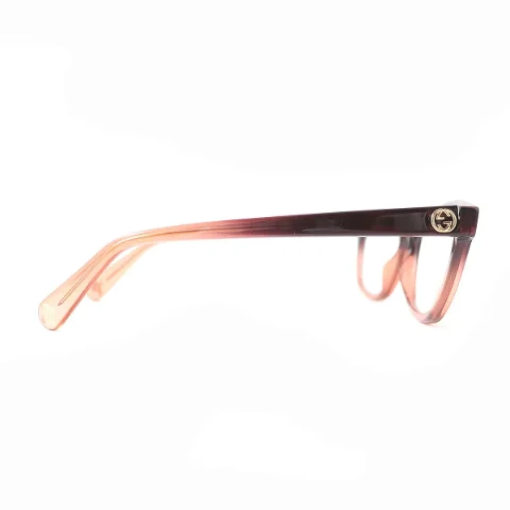 Gucci Vintage Pre-owned Fabric sunglasses Brown Dames