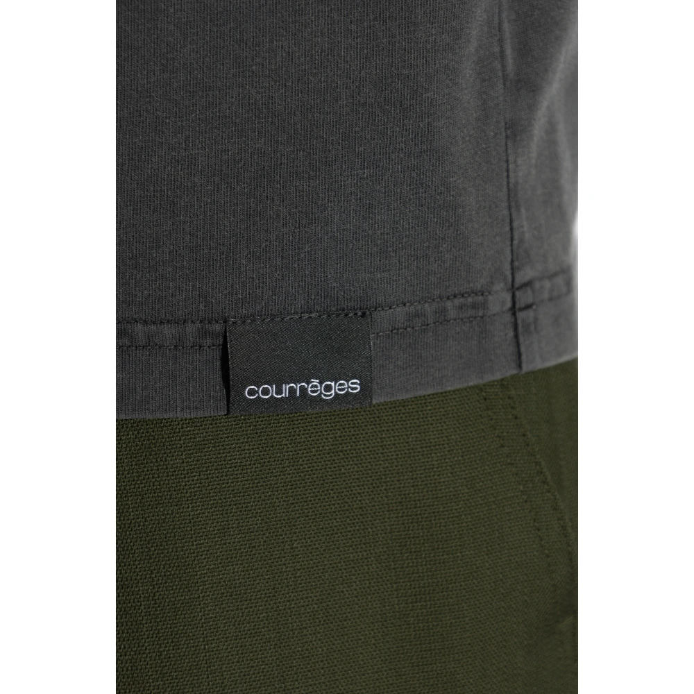 Courrèges T-shirt met print Gray Heren