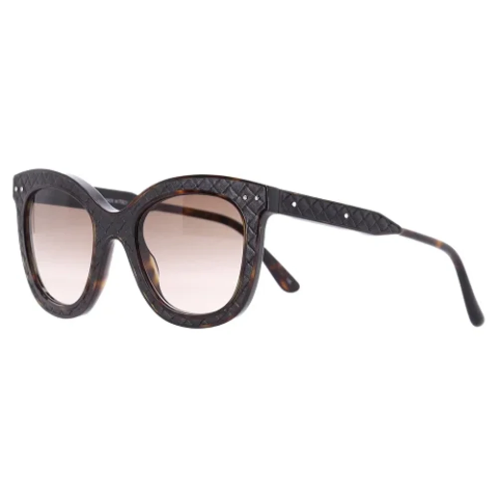 Bottega Veneta Vintage Pre-owned Acetate sunglasses Brown Heren