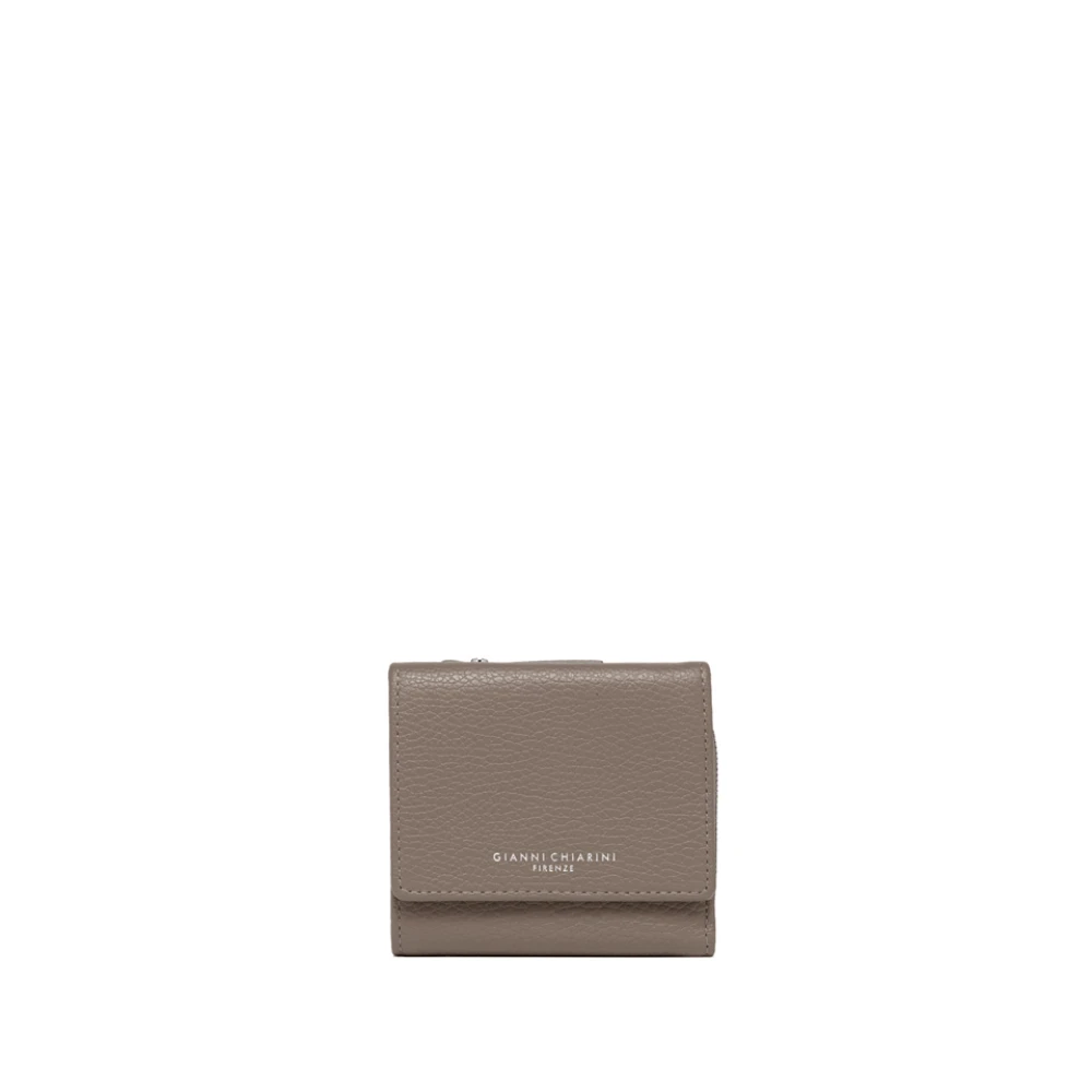 Gianni Chiarini Grain Portemonnees in O Stijl Gray Dames