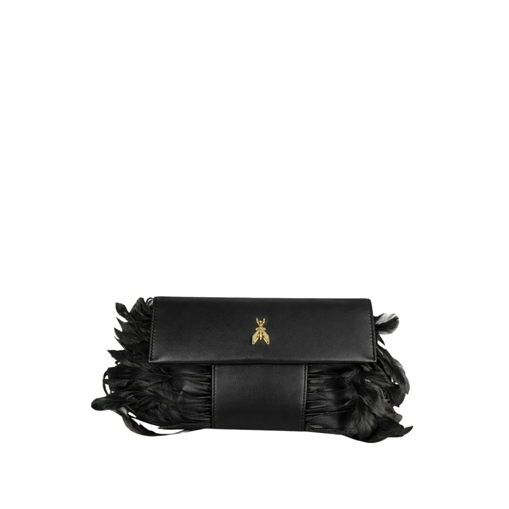 Patrizia Pepe Donna Nero - Pochette In Pelle - Bags - One Size