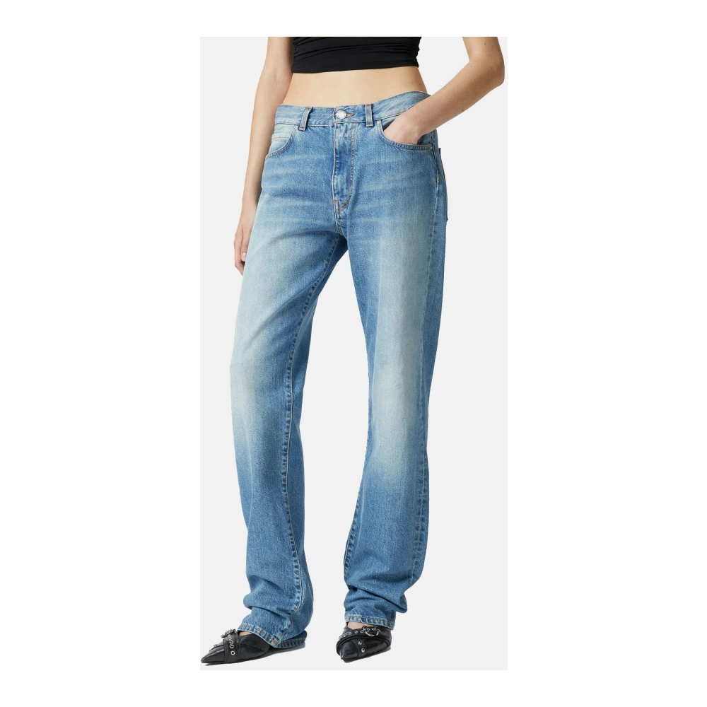 pinko Stijlvolle Broek voor Vrouwen Blue Dames
