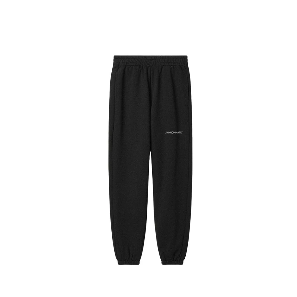 Hinnominate Zwarte katoenen broek met elastische taille Black Dames
