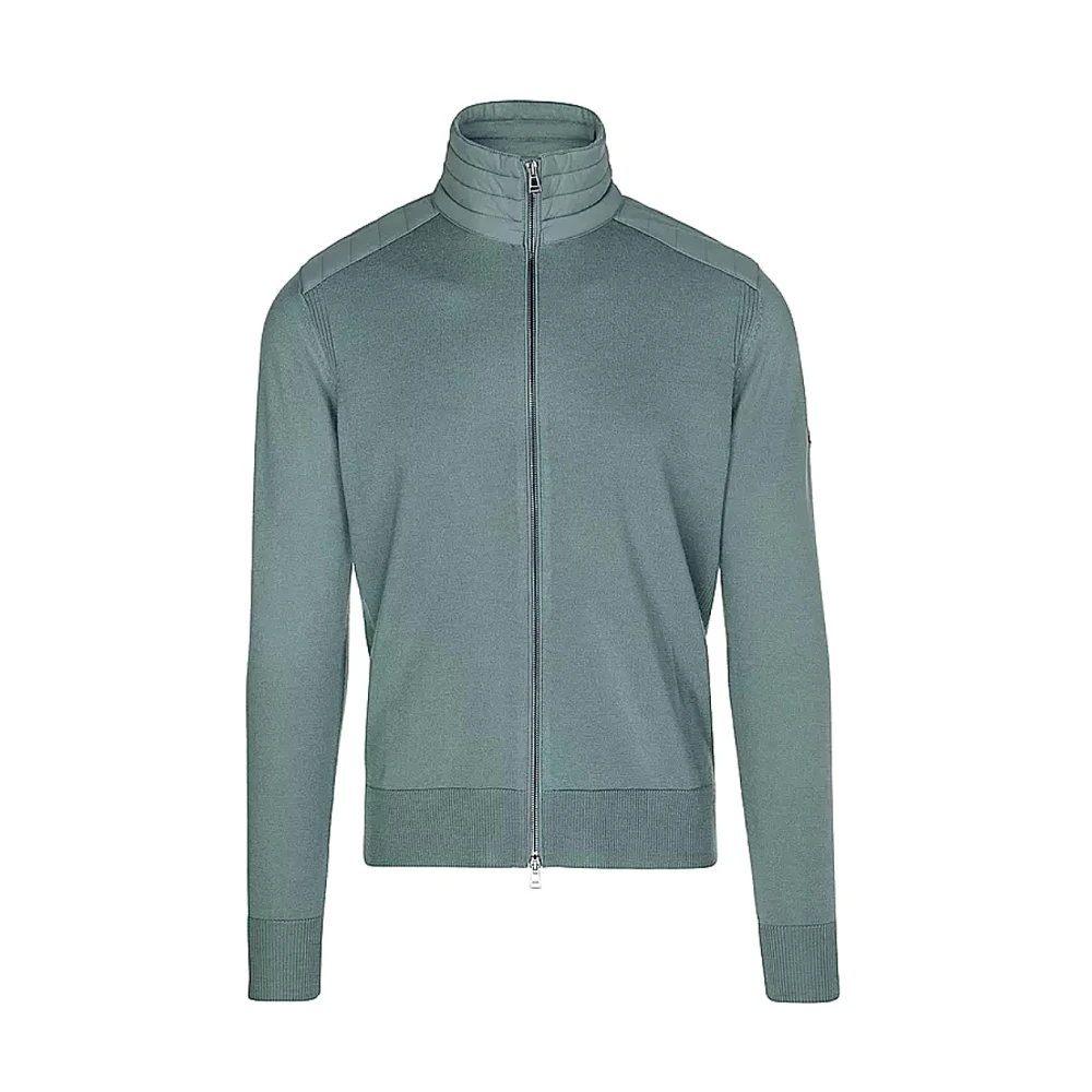Belstaff Stijlvolle Gebreide Vest voor Vrouwen Green Heren