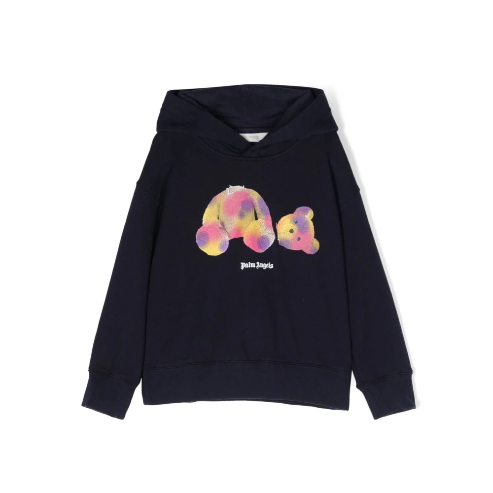 Palm Angels Flickkläder Sweatshirts Blå Aw23 Blue, Flicka