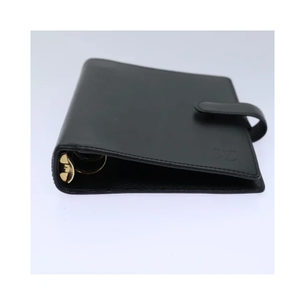 Louis Vuitton Vintage Pre-owned Leather home-office Black Dames