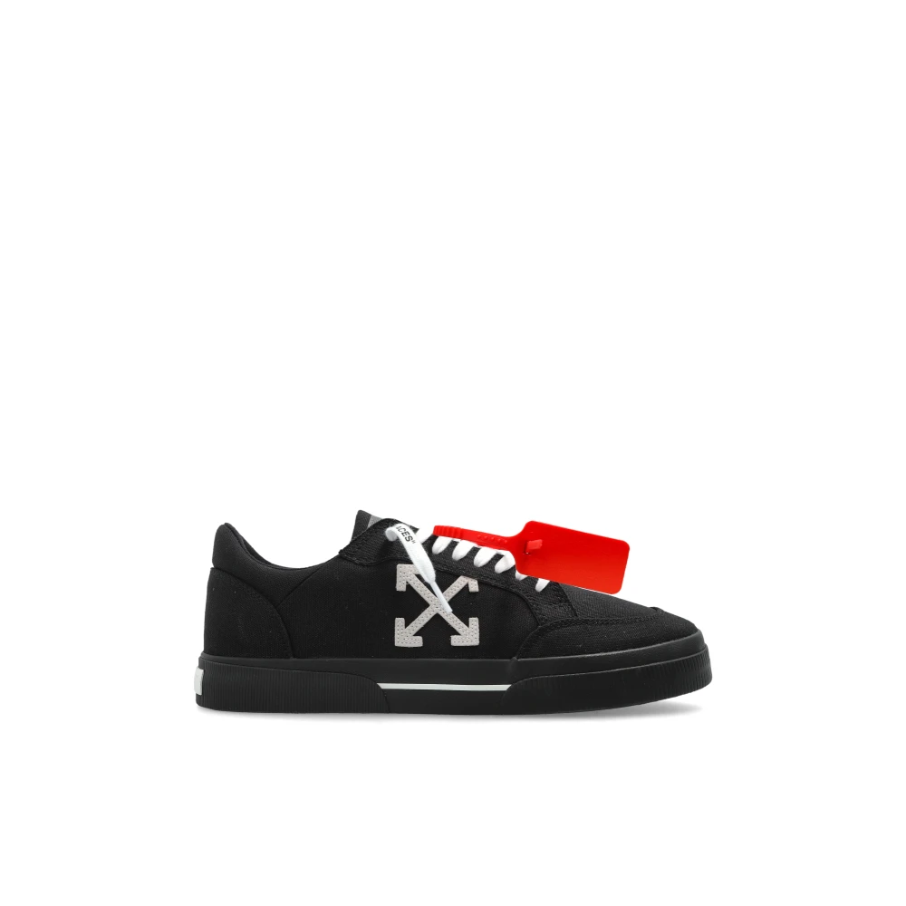 Off White Men's Black Sneakers, 6 Uk, Vulc Low Trainers