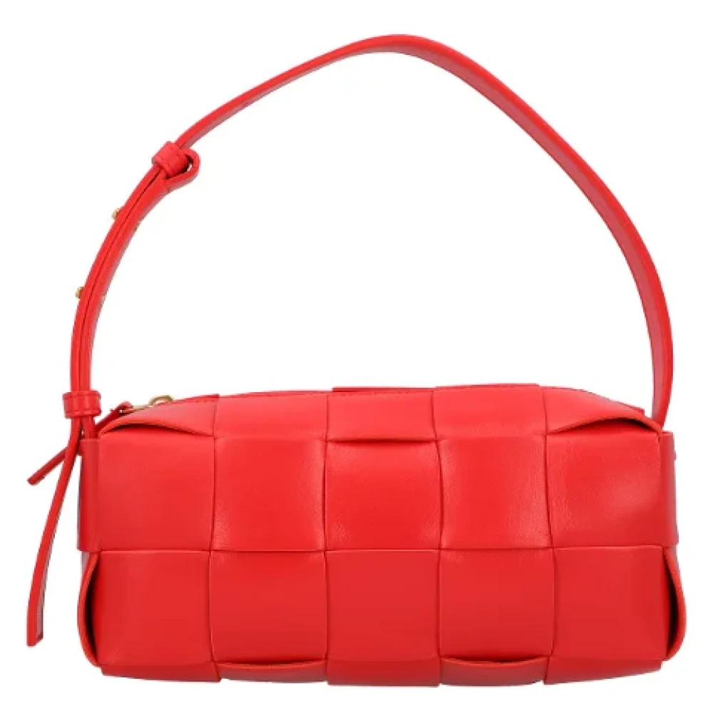Bottega Veneta Leather shoulder-bags Red Dames