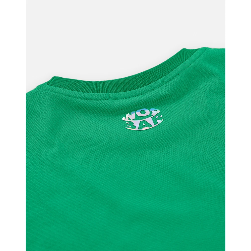 Barrow Groen Logo T-Shirt Green Heren