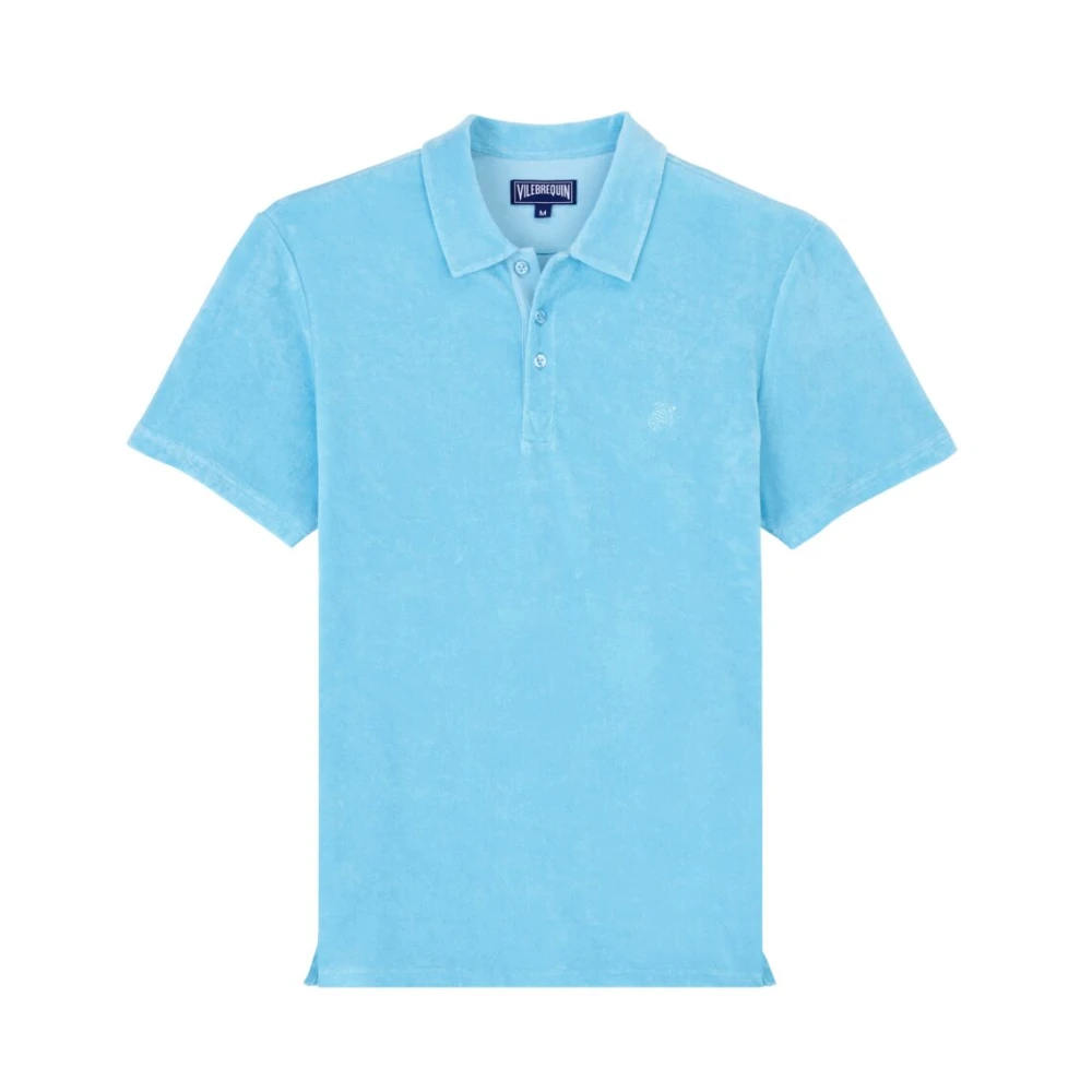 Vilebrequin Heren Terry Polo Shirt Blue Heren