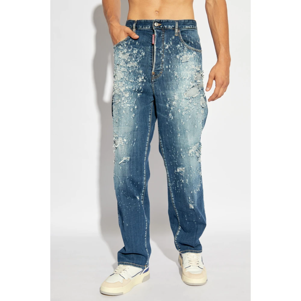 Dsquared2 Jeans Loose Blue Heren