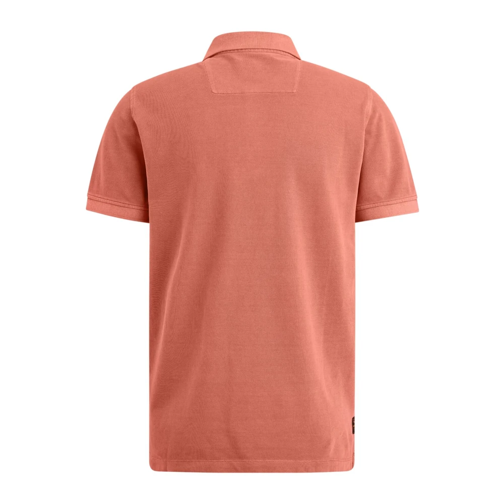 PME Legend Garment Dye Polo Shirt Red Heren