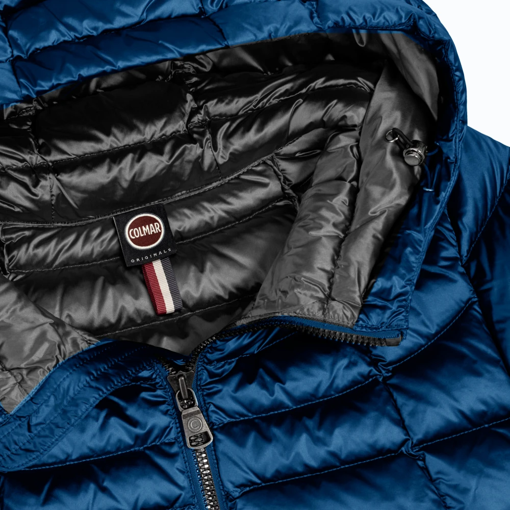 Colmar Blauwe Winterjas met Ritssluiting Blue Dames