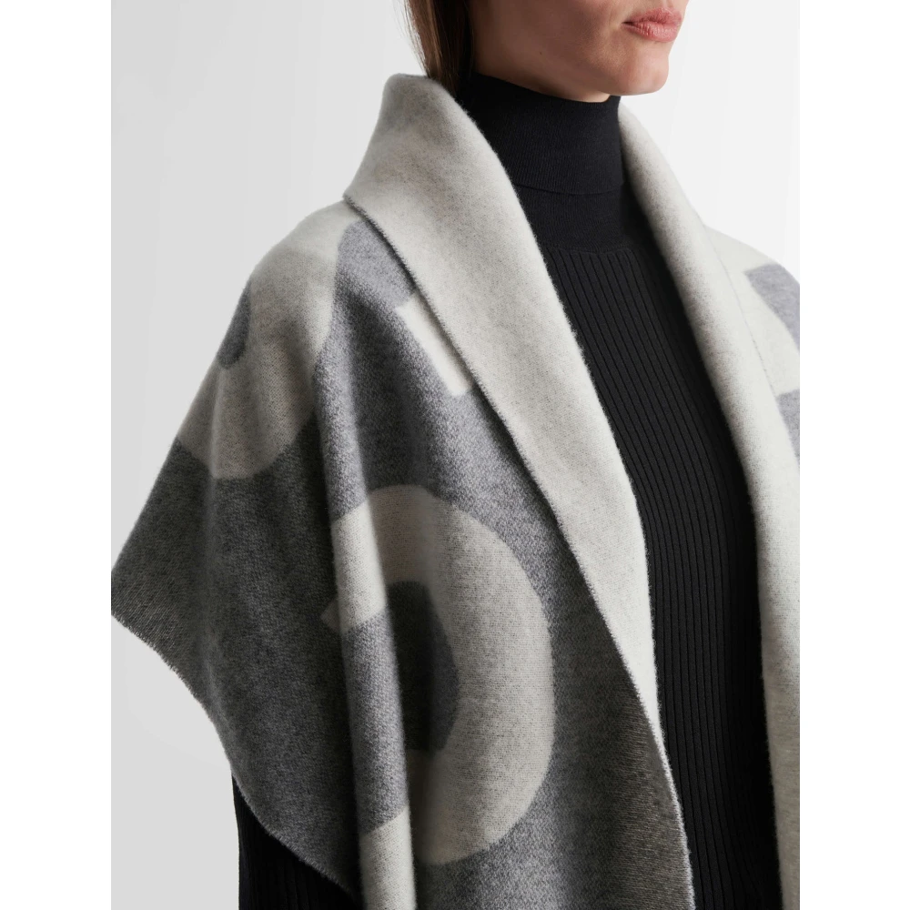 Fusalp Oversize Sjaal Gray Unisex