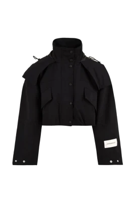 Full Zip Technical Cotton Jacket