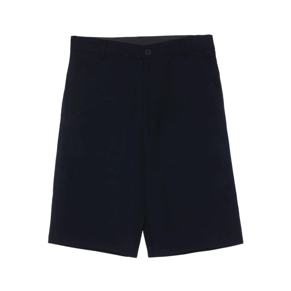 Gr10K Zwarte Wollen Shorts op Black Heren