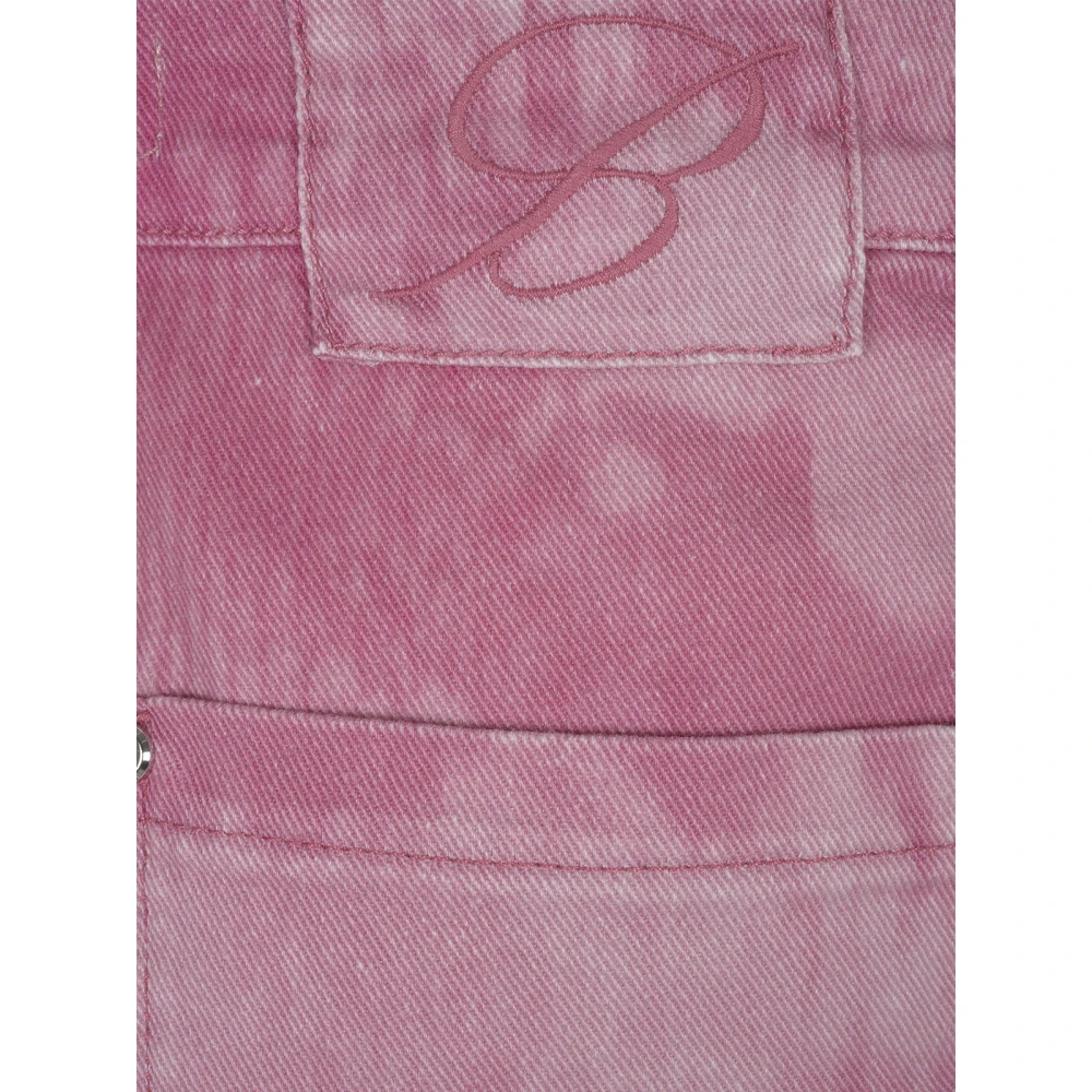 Blumarine Denim Rok Pink Dames