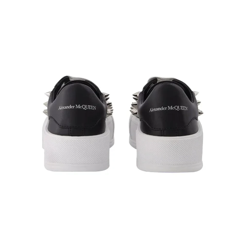 Alexander McQueen Pre-owned Leather sneakers Black Dames