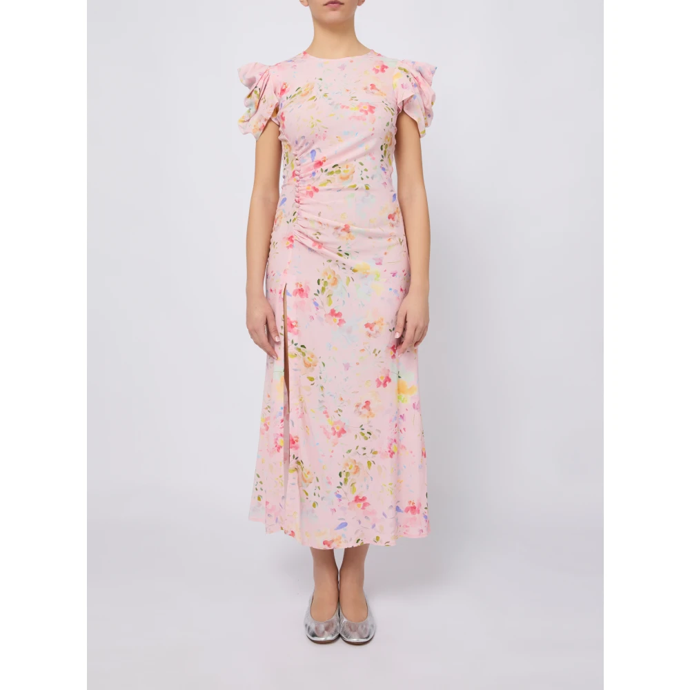 Mar De Margaritas Roze Madeliefjes Jurk Multicolor Dames