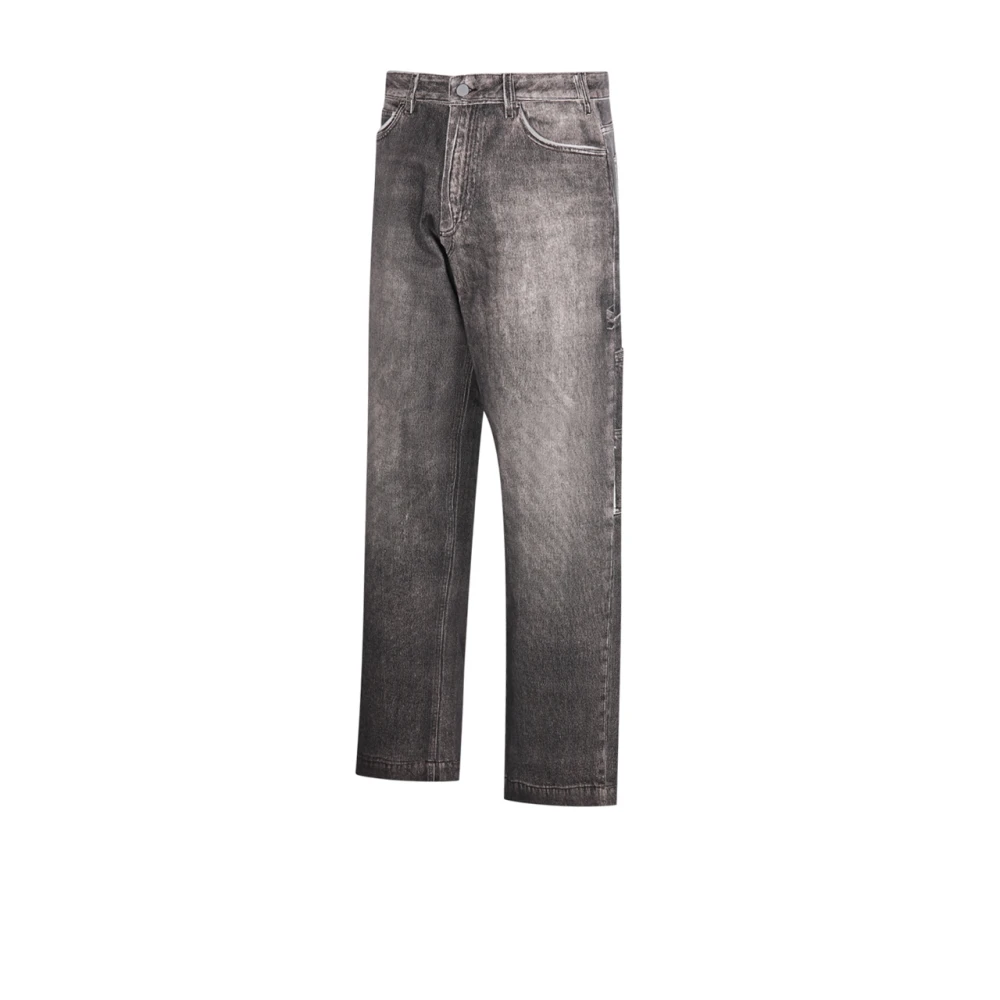 Emporio Armani Diagonaal Bruine Zakbroek Gray Heren