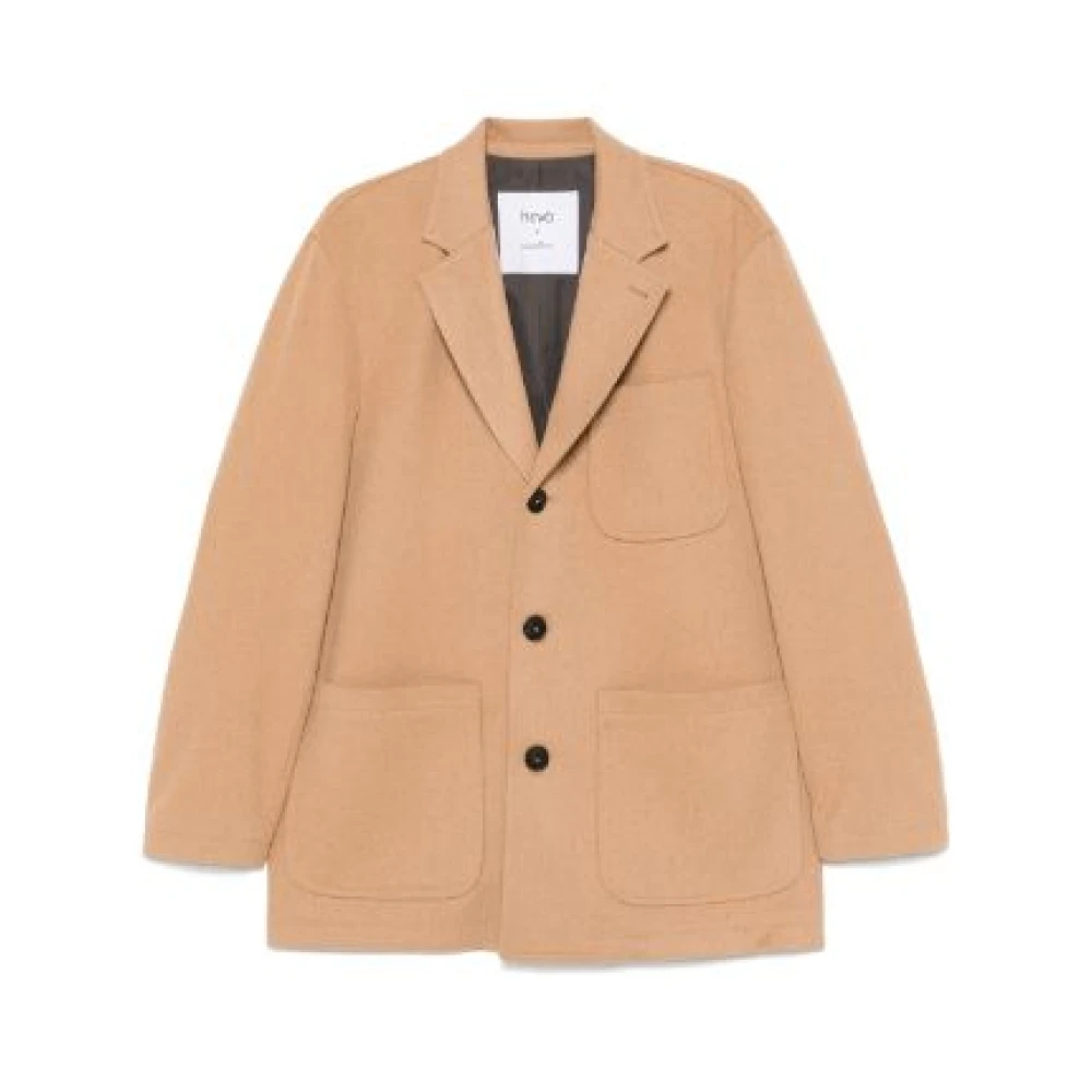 Hevo Stijlvolle Winterjas voor Vrouwen Brown Heren