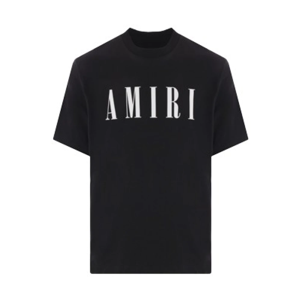 Amiri Zwarte T-shirts en Polos Black Heren